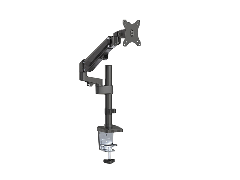 Brateck Single Monitor Heavy-Duty Aluminum Gas Spring Monitor Arm Fit Most 17' - 35' Monitors Up to12kg per screen VESA 75x75/100x100 Brateck Single Monitor Heavy-Duty Aluminum Gas Spring Monitor Arm Fit Most 17' - 35' Monitors Up to12kg per screen VESA 75x75/100x100